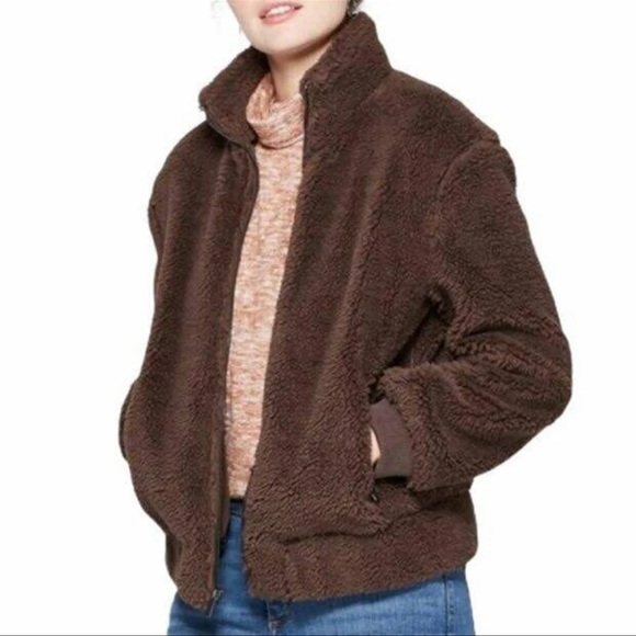 Universal Thread Sherpa Bomber Jacket - Picture 1 of 8